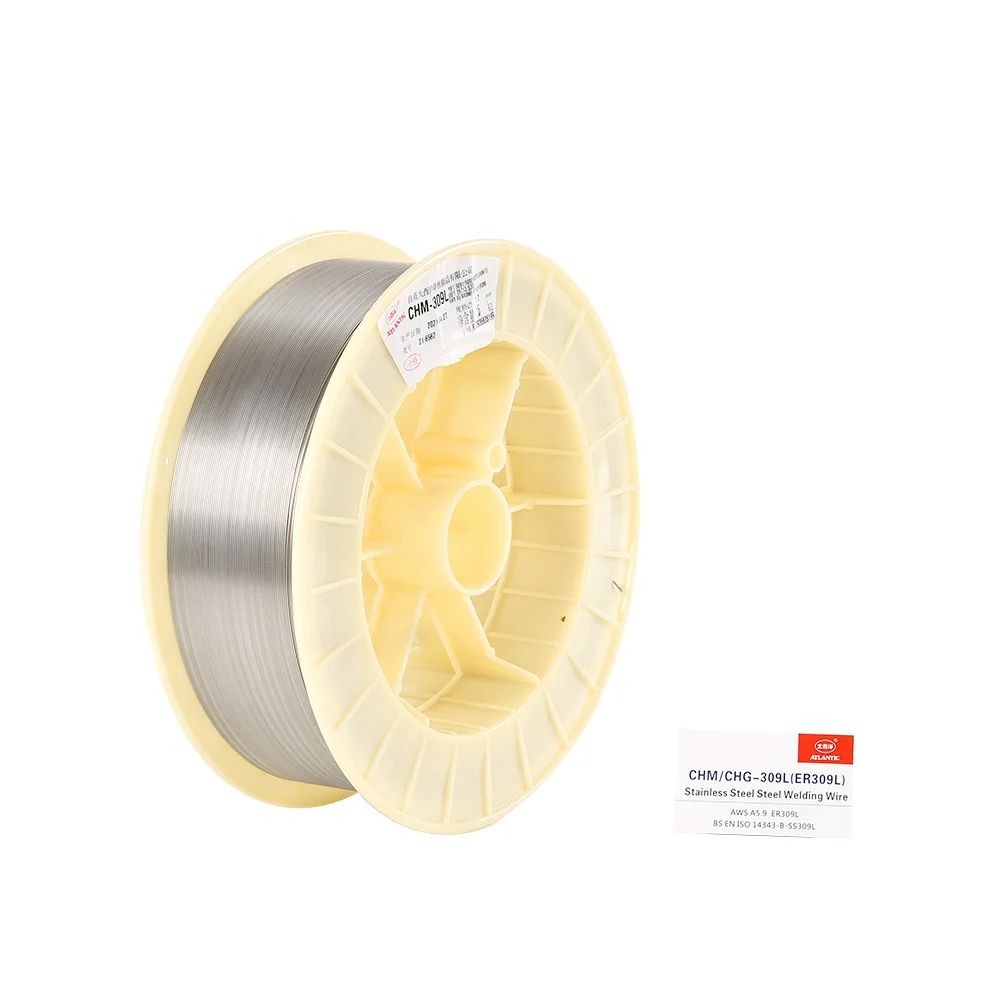 ATLANTIC Production Line Welding Wire Factory Price CHM-309L ER309L CO2 Solid MIG Stainless Steel Wire