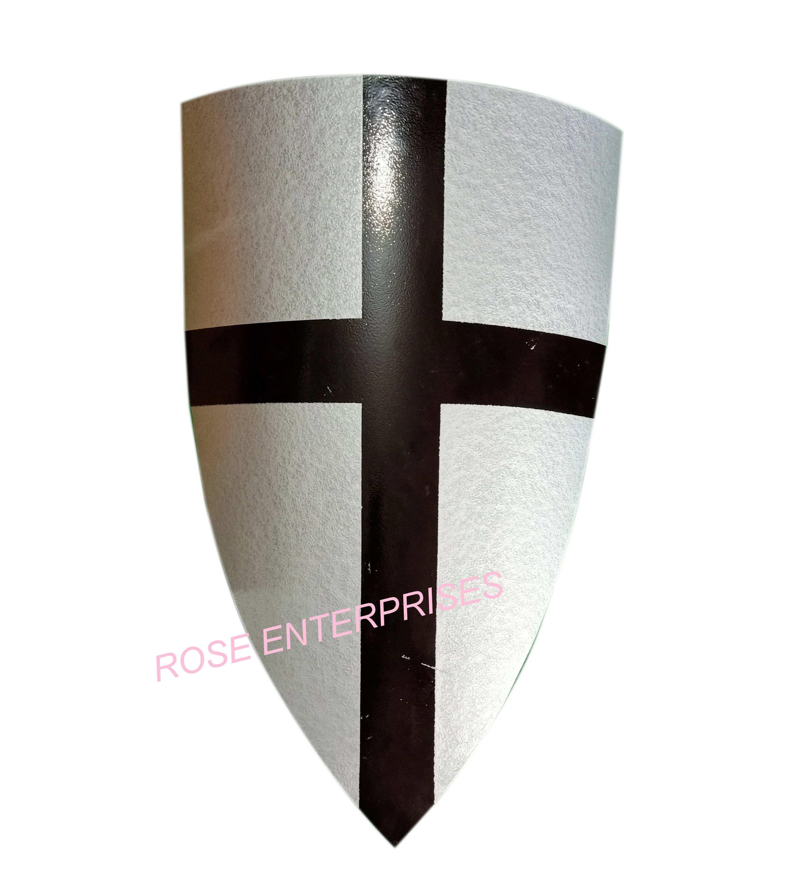 Steel Medieval Knight Crusader Battle Armor Cross Templar Shield Functional Armour Knight Battle Shield Handmade