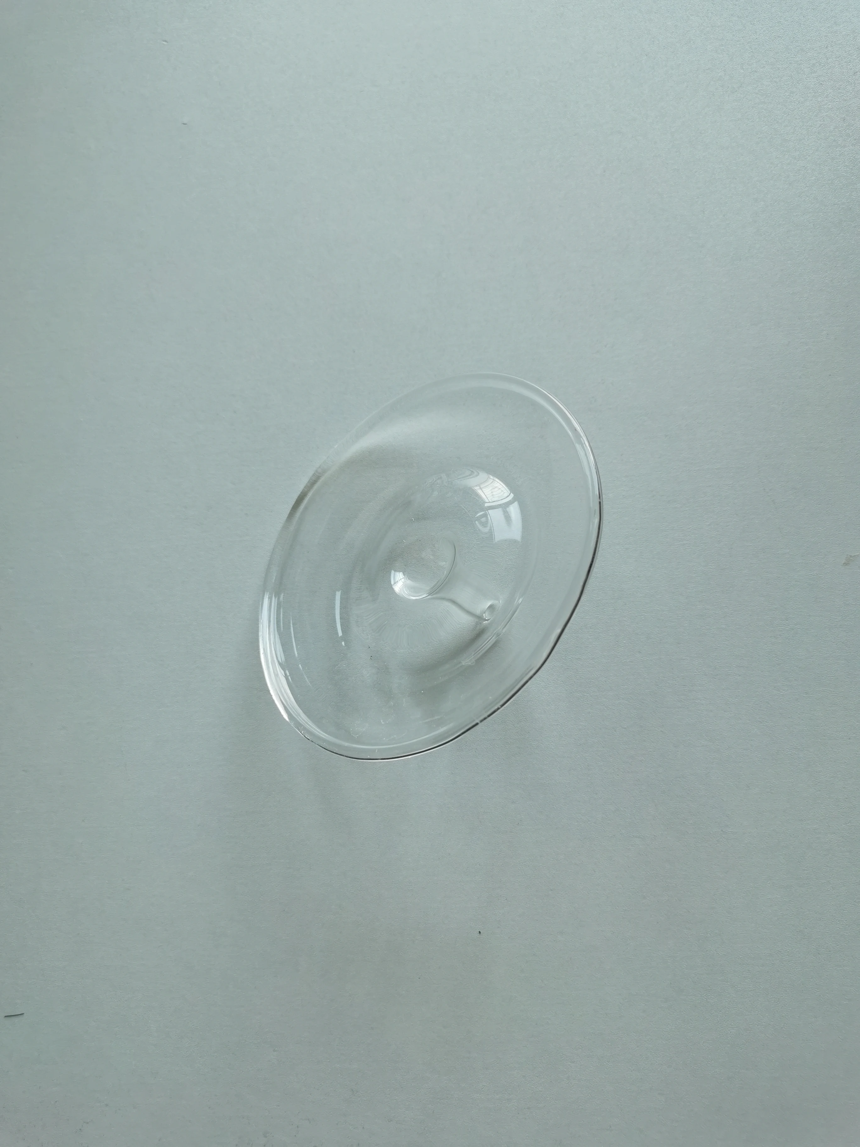 Fashion design waves floating type transparent glass vase vase hydroponic flowers hand made mouth blown glass flower vase