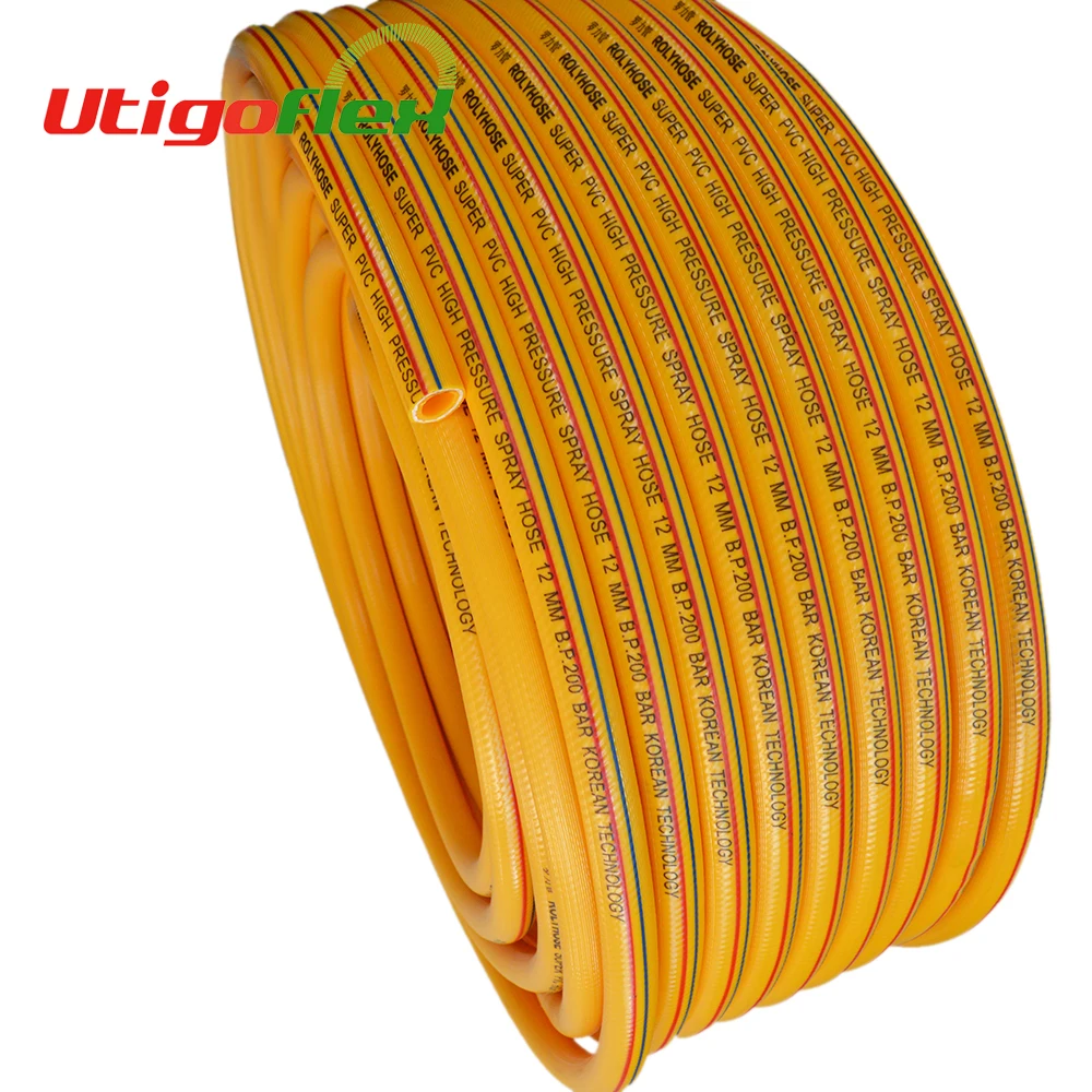 Factory Supply High Pressure Spray PVC Gas Hose Agriculture Irrigation Hose Spraying Fungicide Hose Tubing Pipe
