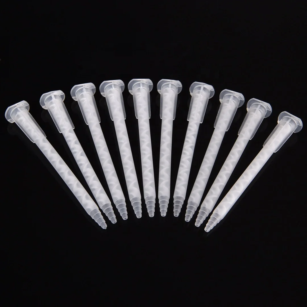 103.6mm Mixing Tip Plastic Tube Epoxy Nozzles for Epoxy Resin Adhesive Tool 50ml MA5.4-17S Static Mixer Nozzle