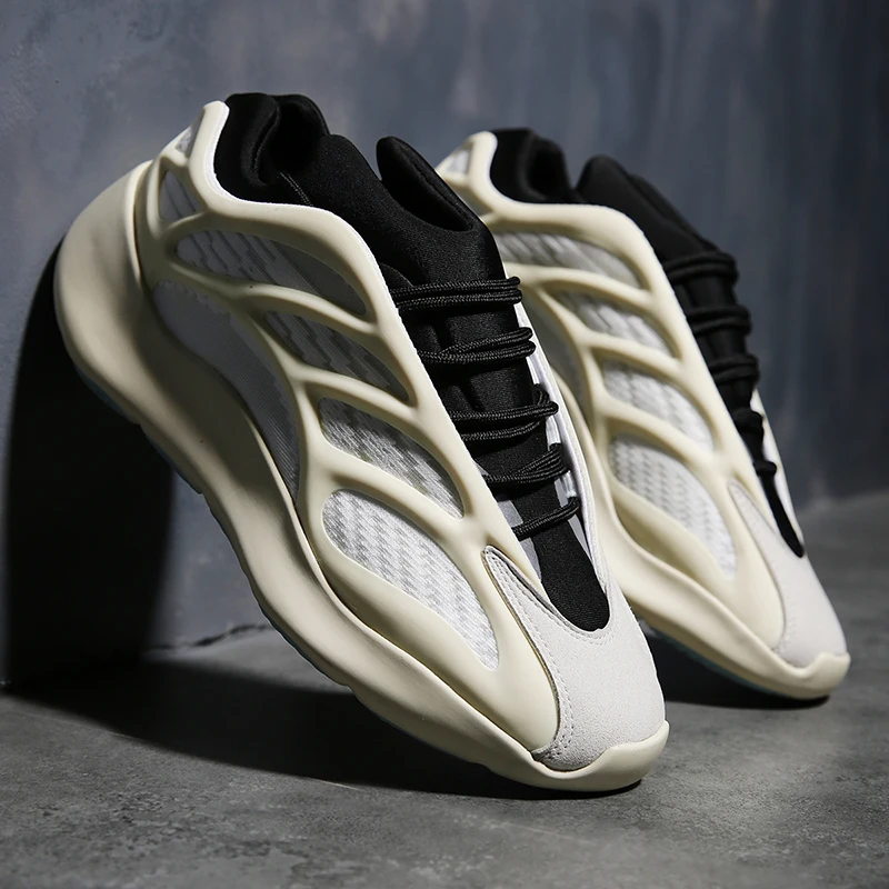 High Quality Men Fashion Sneaker Fluorescence Casual Yezzy Shoes Youth Sport Yeezy 700v3 Shoes Sneakers For Men