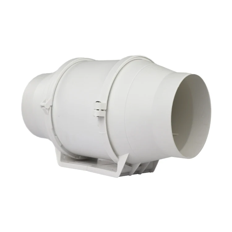 High Quality Different Colors Portable Kitchen AC Inline Duct Fan Plastic 4 6 8 10 Inch Air Conditioner Exhaust Fan