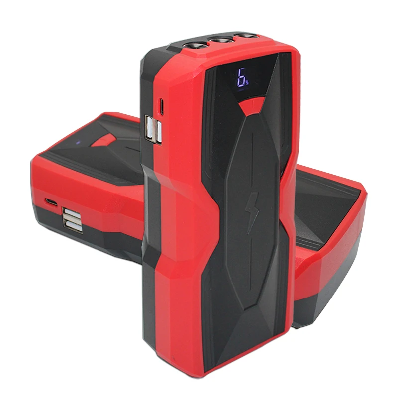 12V Multi-Function Super Capacitor Car Jump Starter with Air Compressor Portable Booster Charger Emergency Tool Kit