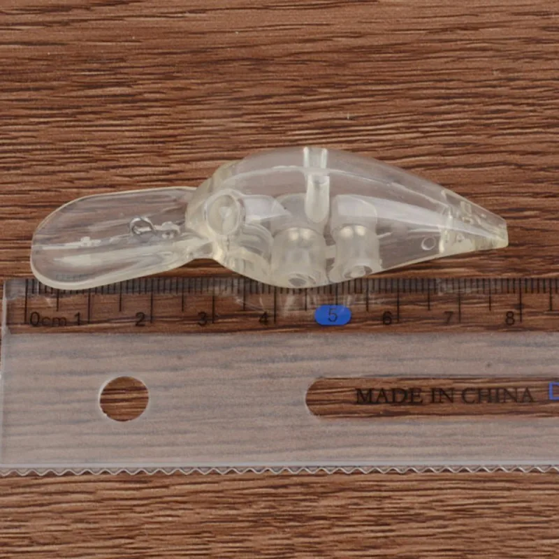 Wholesale Unpainted Fishing Lure Blanks Body 7.6CM 8.5G Crankbait With Square Bill Blank Lure