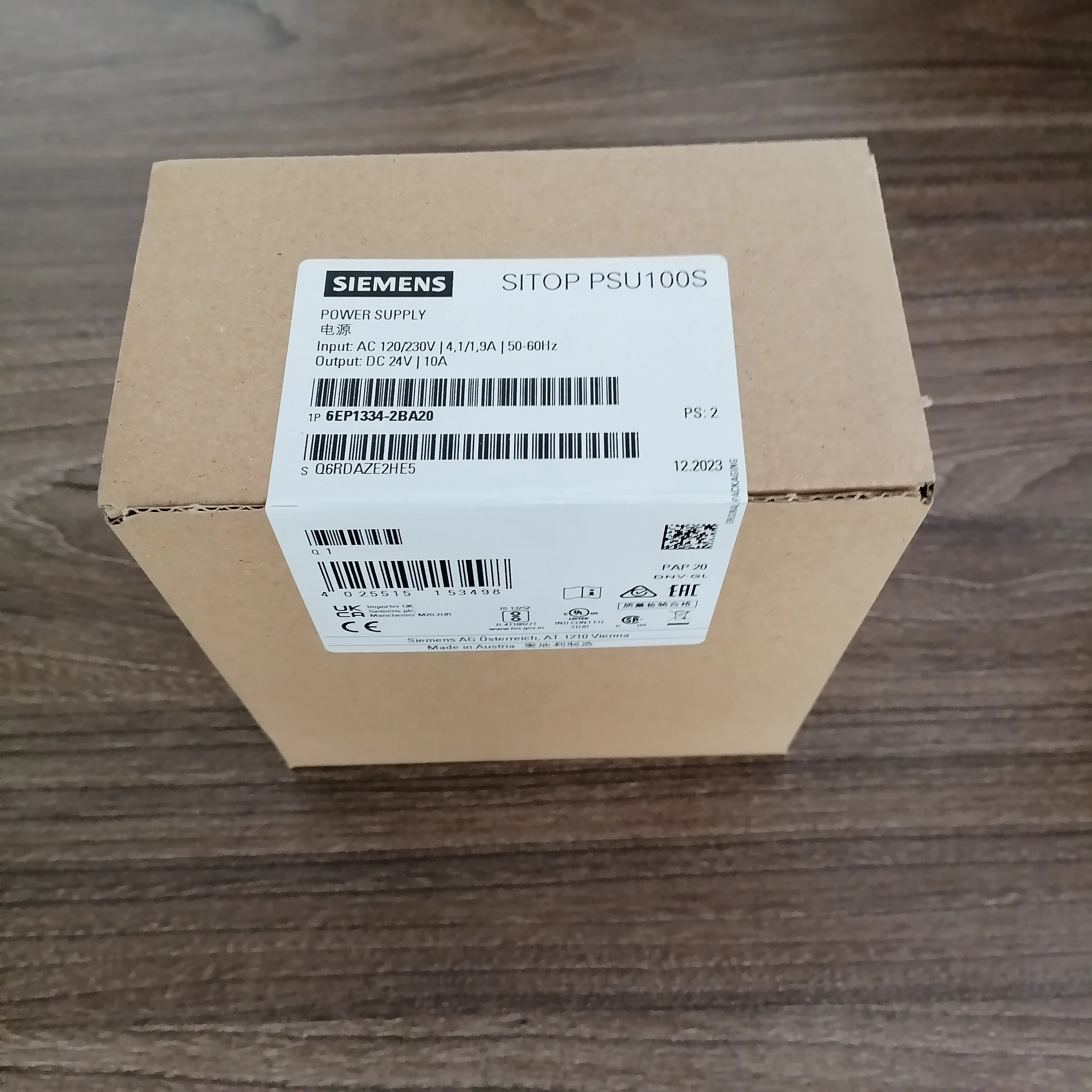 6EP1334-2BA20 новый оригинальный CNC SITOP PSU100S Siemen PLC модуль