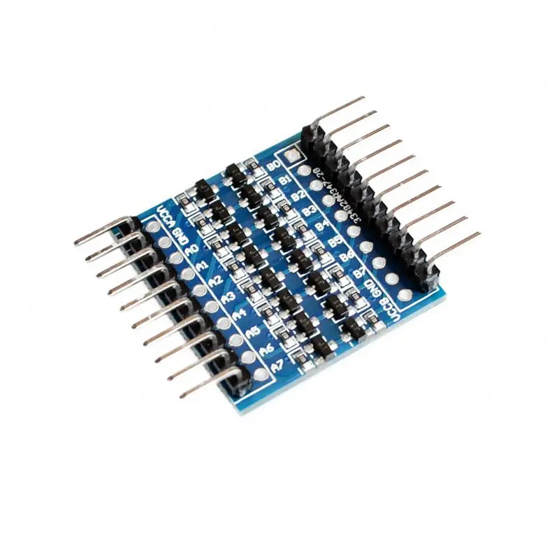 8-channel 3.3V-5V 5V-3.3V curved needle IIC UART SPI TTL bidirectional level conversion module