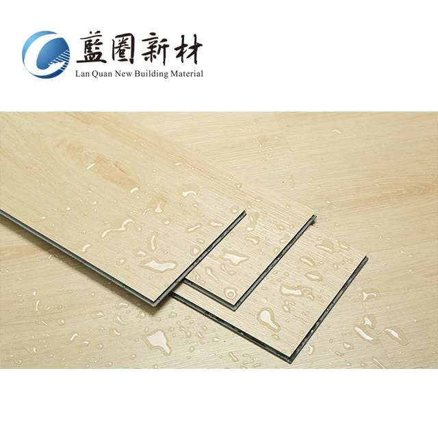 
manufacturer baseboard SPC Flooring Vinyl board for hotel 