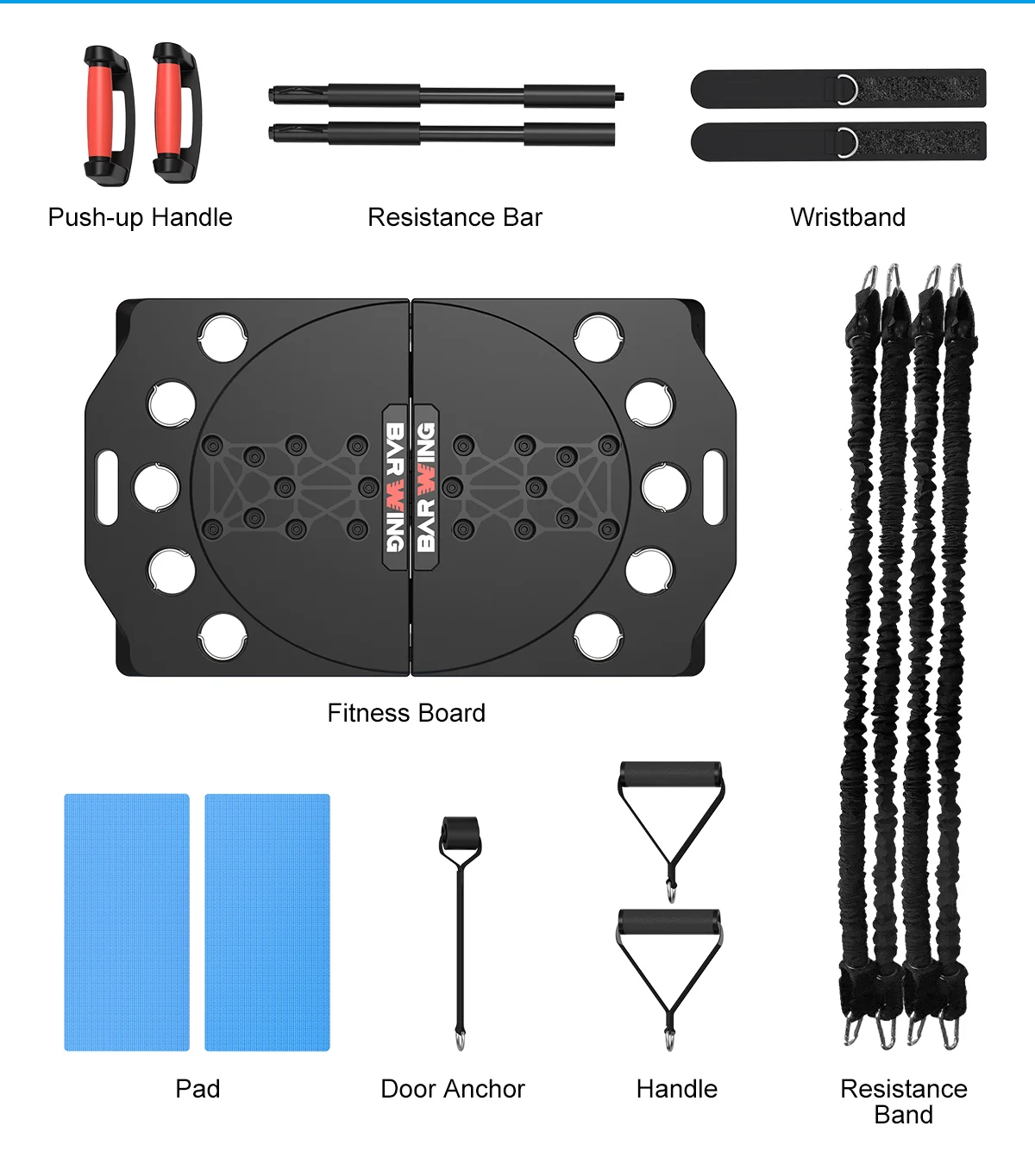 Super September Portable push up board muscle 16 In 1 Body Building Fitness Exercise Equipment System Push Up Board Home Gym