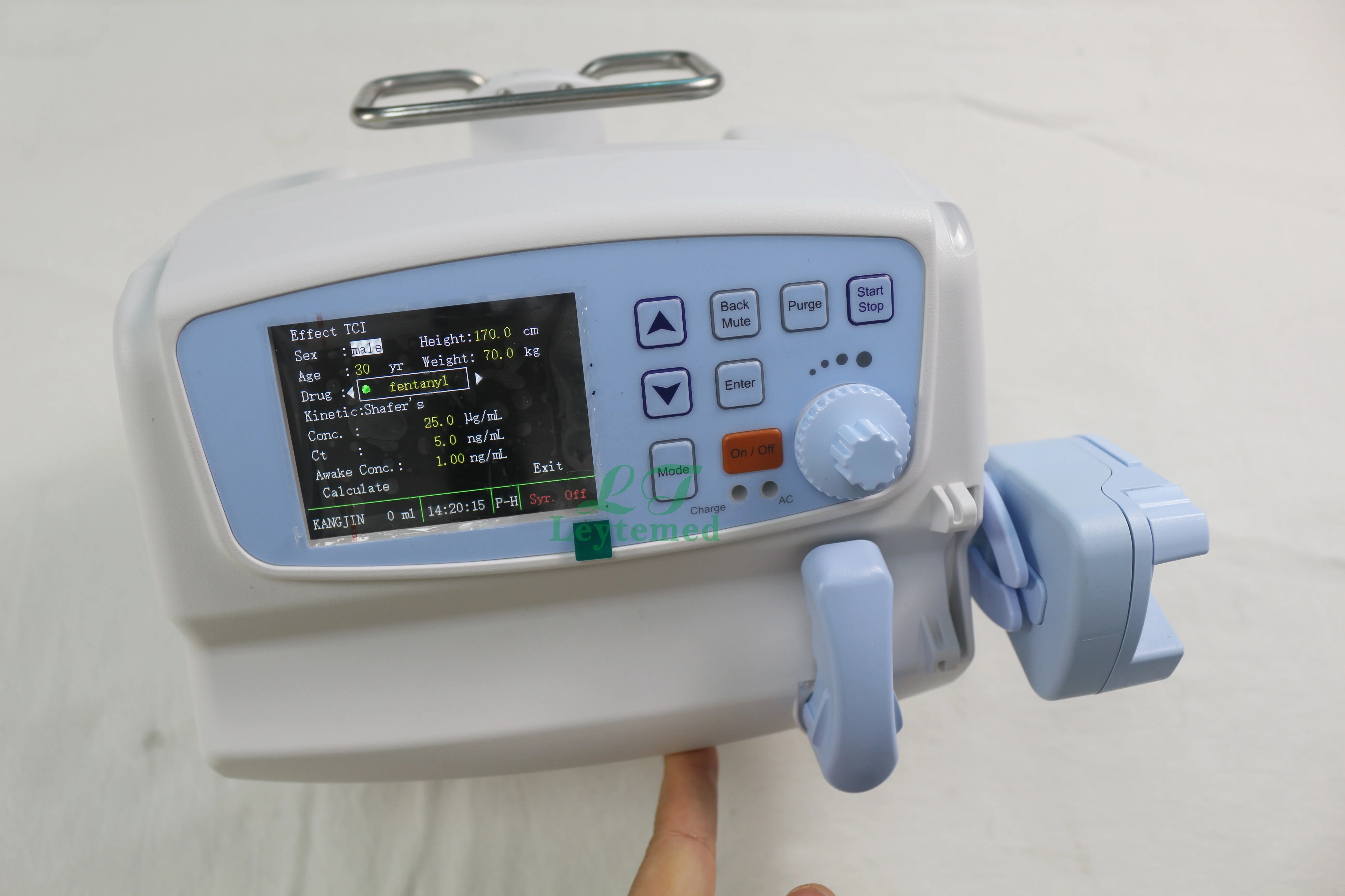 LTSI20 Clinical Nursing Target Controlled Infusion Hospital TCI Anesthesia Pump Portable Syringe Pump