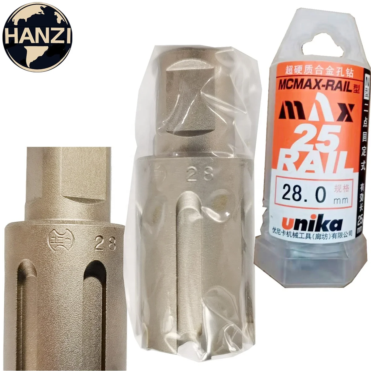 TCT Rail Cutter 28x25mm MCMax Rail by UNIKA