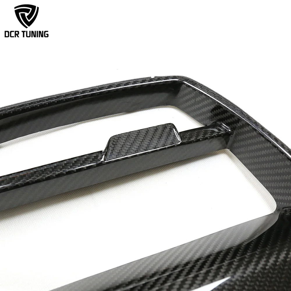 G82 Carbon Fiber Front Grille ST Style for BMW M3 G80 G82 G83 M4 Dry Carbon Front Bumper Kidney Grid Mesh Automotive Accessories