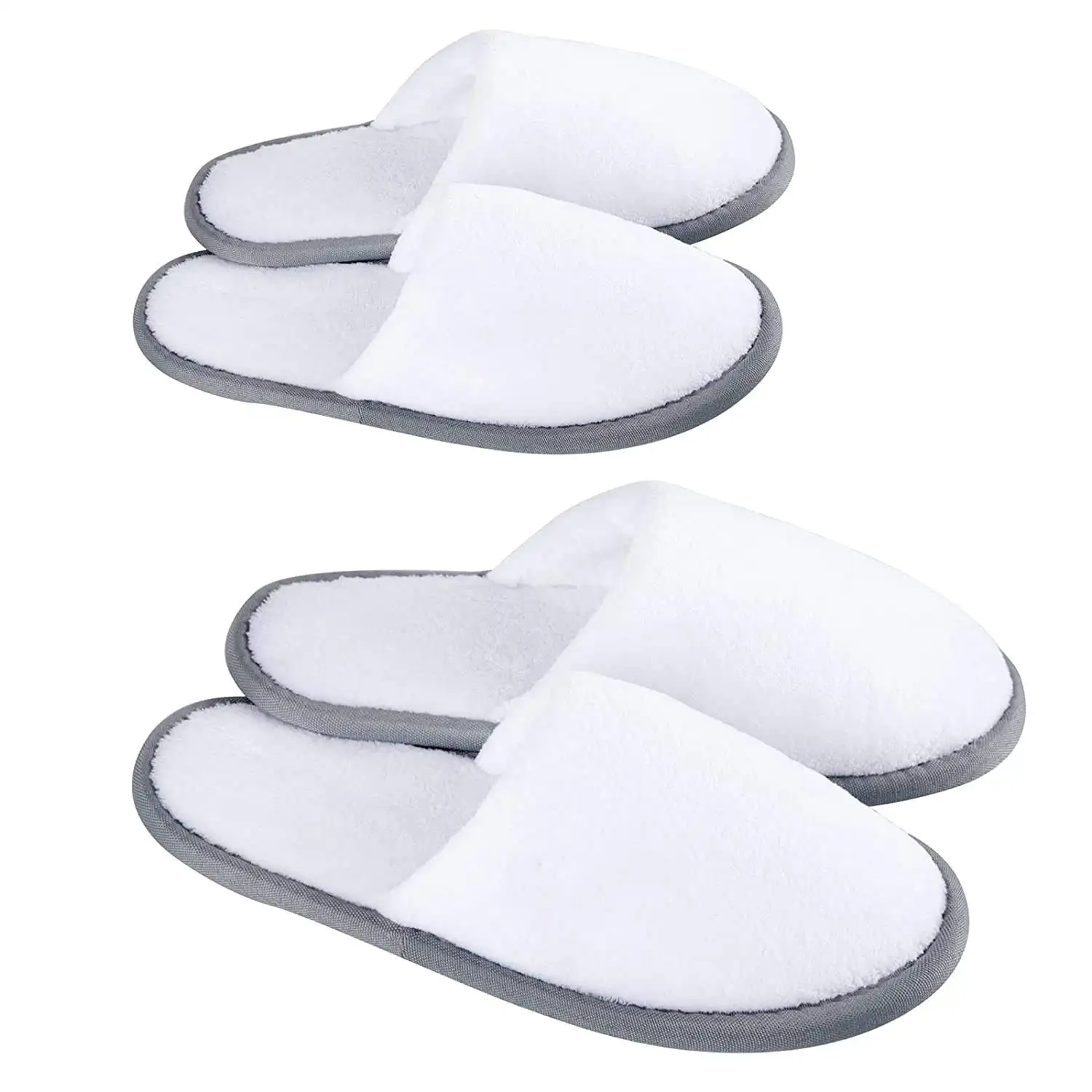 Cheap Wholesale Luxury Disposable Hotel Slippers For Guest Room Cheap Unisex Slippers Custom With Logo For Spa And Bath