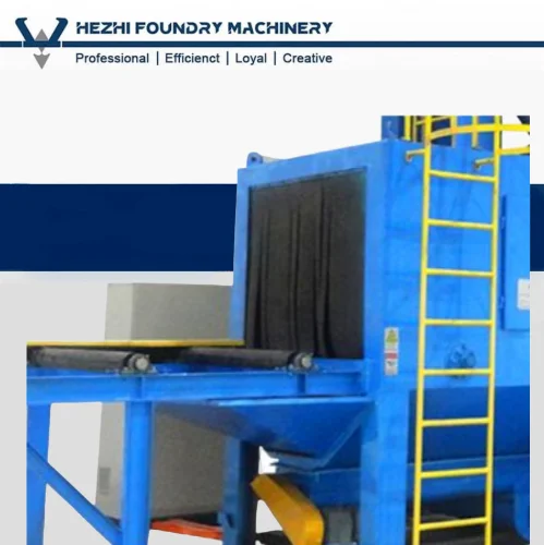 Wheel Shotblast Equipment Manufacturer Steel Roller Conveyor Through Type Shot Blasting Machine