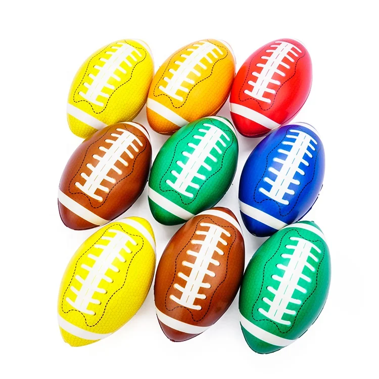 POP Toys Squishy Slow Rising Mini rugby foam ball  rugby ball PU Soft Toys