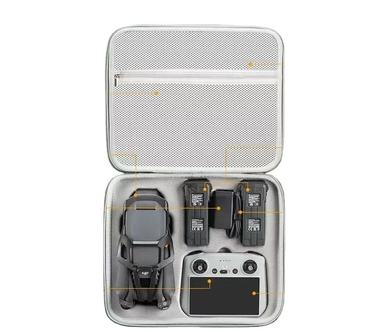 Custom Hard EVA Travel Carrying Case Storage bag for DJI Mavic 3 Classic/Mavic 3 Drone and Accessories Protection Box