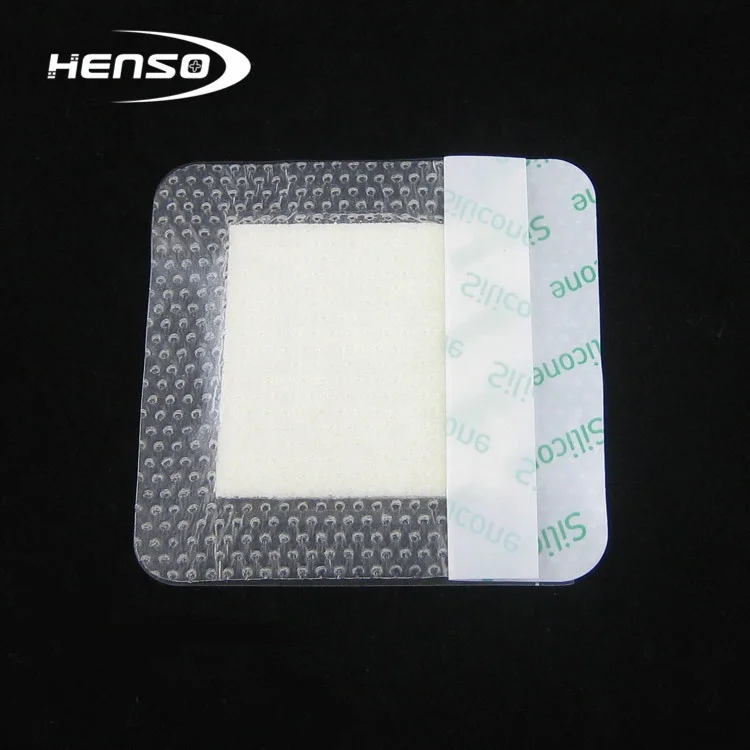 HENSO Soft Silicone Absorbent Foam Dressing