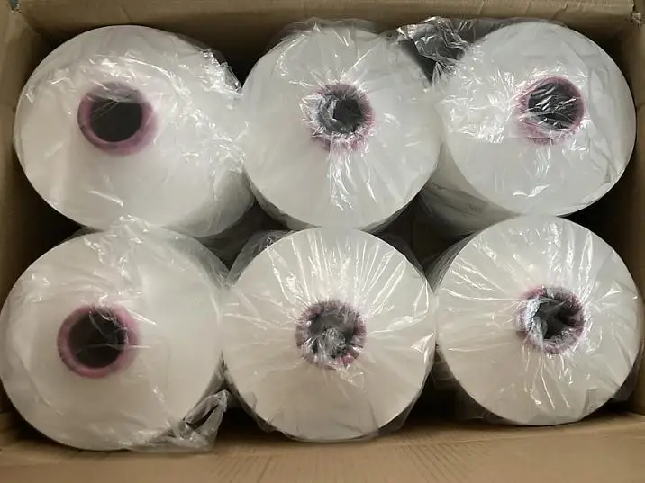 Высококачественная кружевная 4070/68F Creora спандексовая покрытая 70D/68F нейлоновая воздухопроницаемая пряжа для зар и Uniqlo