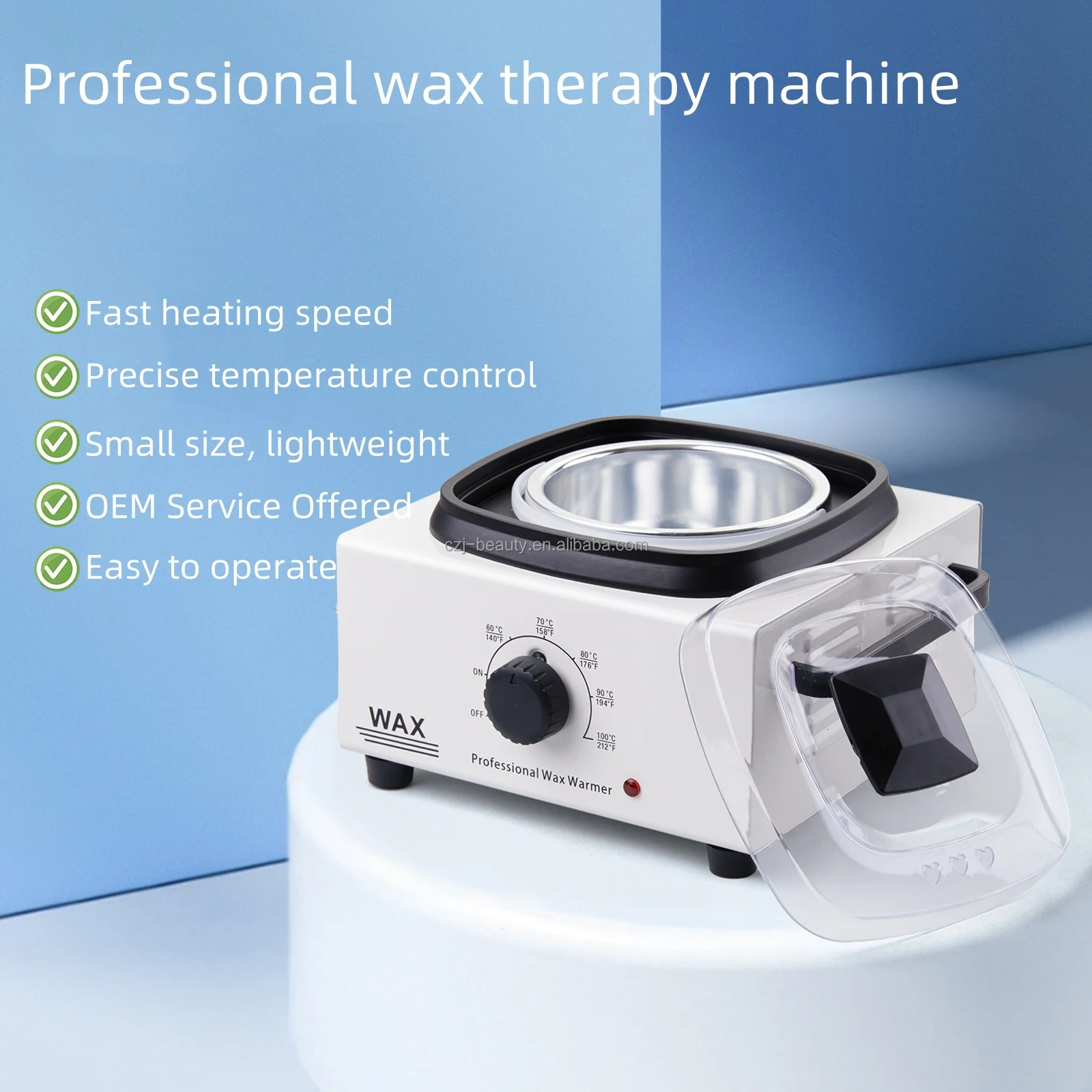 New Design 500cc Electric Hard Wax Heater Depilatory Wax Pot for Hair Removal Body Paraffin Pot