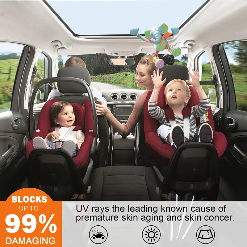 Car Tinted Window Film Heat Insulation Uv Blocking Nano Ceramic Solar Sun Control