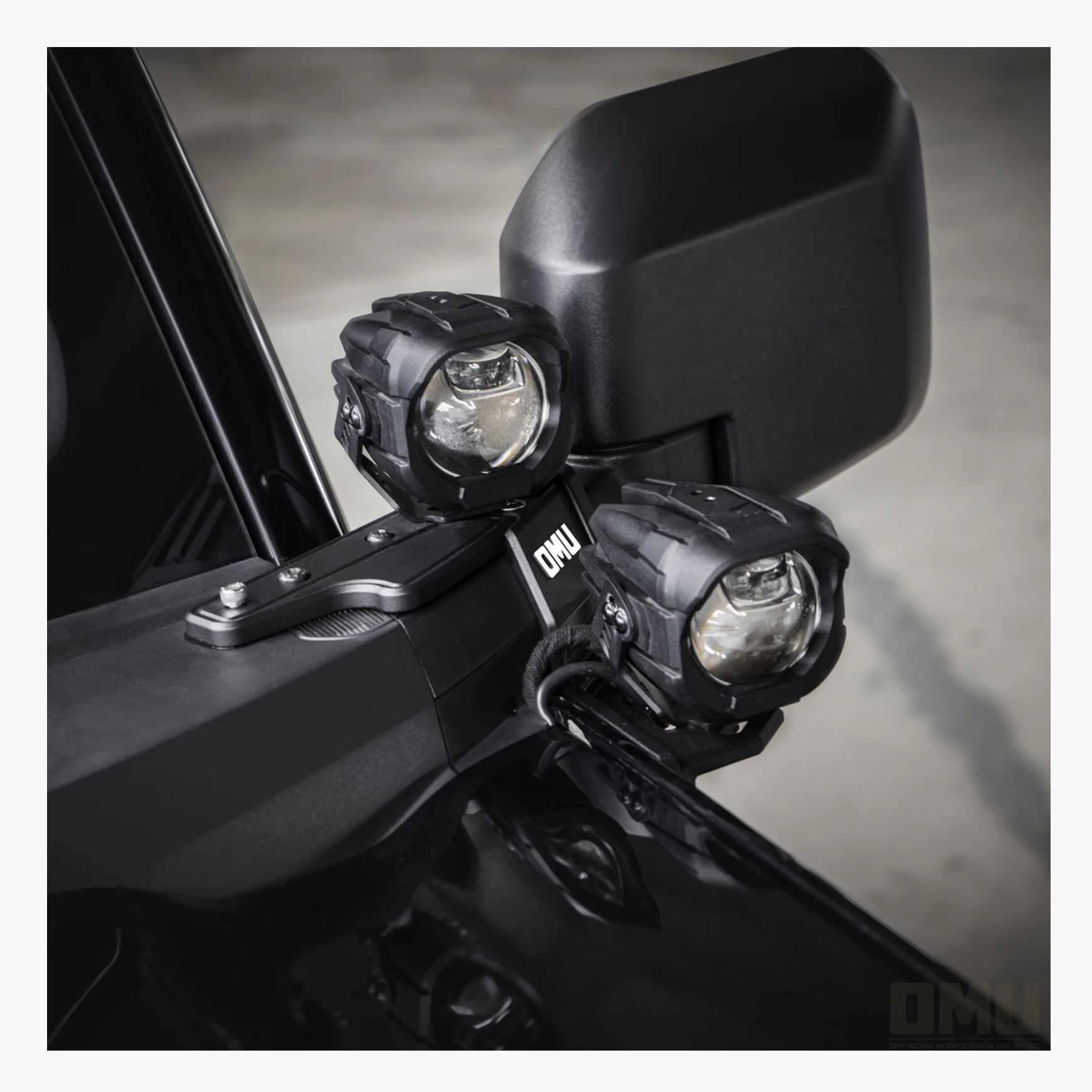 OMU A Pillar Light Holder Spot Light Holder for Ford Bronco 4x4 accessory Aluminum&carbon fiber light holder maiker manufacturer