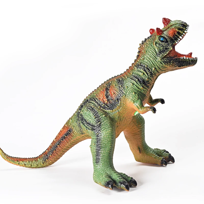 New 3D Color Realistic Tyrannosaurus Rex Model Jurassic Dinosaur Toy Set Educational Kids Toys with Sound