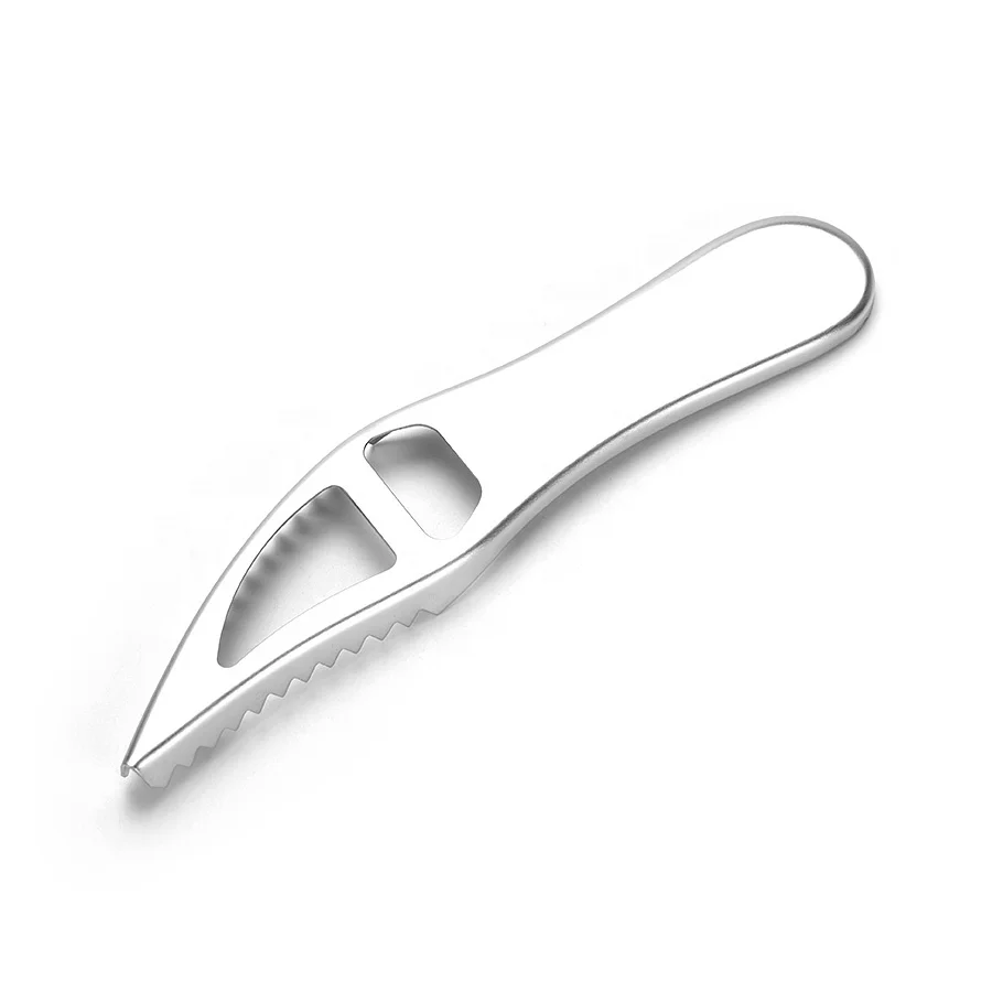 2020 New Products Kitchen Gadgets Cleaning Fish Skin Scraping Scale Remover With Bottle opener