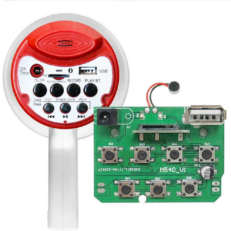 Hot sale pcb circuit board with voice recorder playback and USB Loud speaker pcba