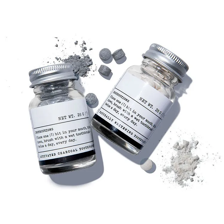 Wholesale Private Label Travel Toothpaste Tabs Chewable Solid Toothpaste Tablets