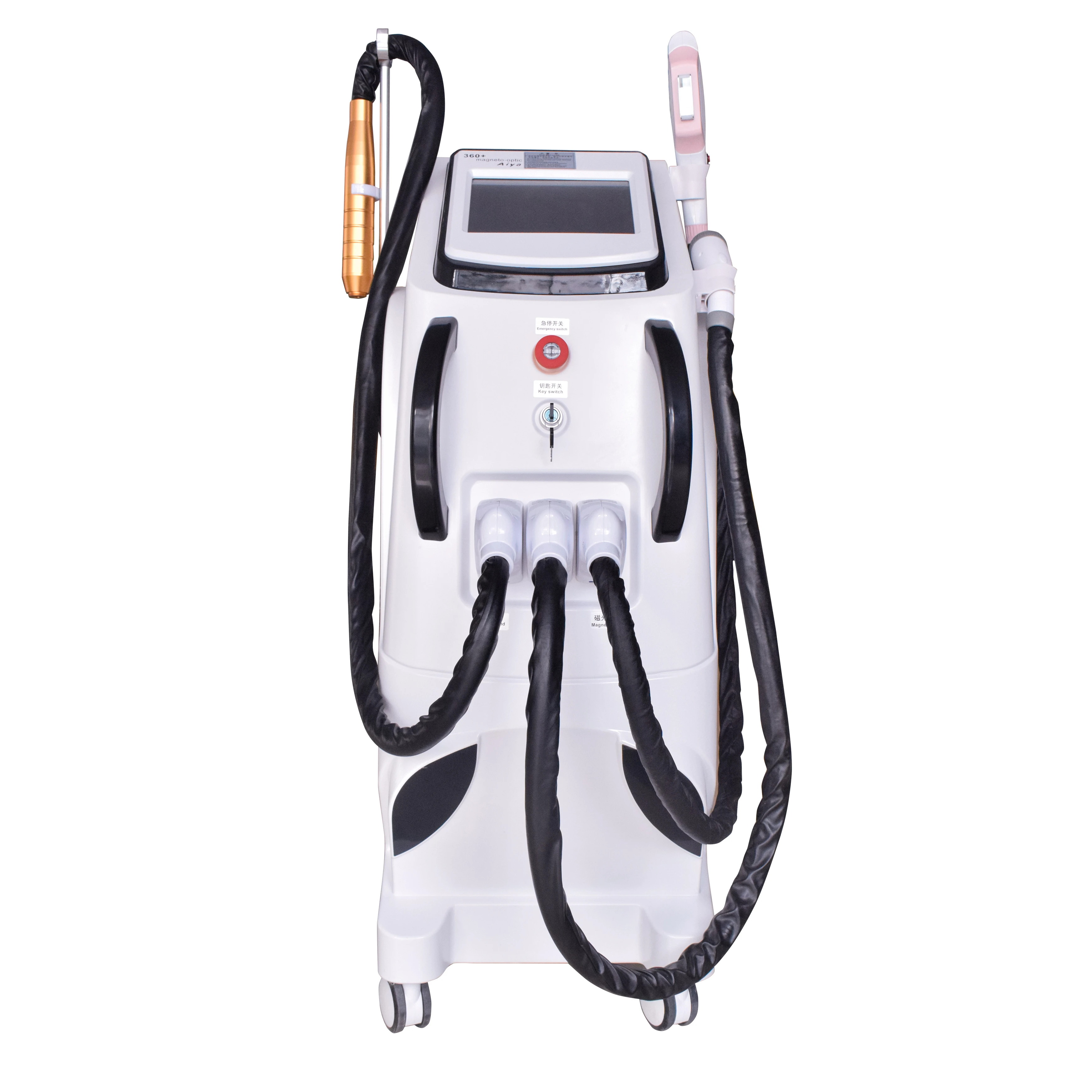 
Factory price 3 In 1 Ipl picosecond Laser Diode Laser+shr+ipl+360opt+rf Multifunction laser tattoo removal machine 