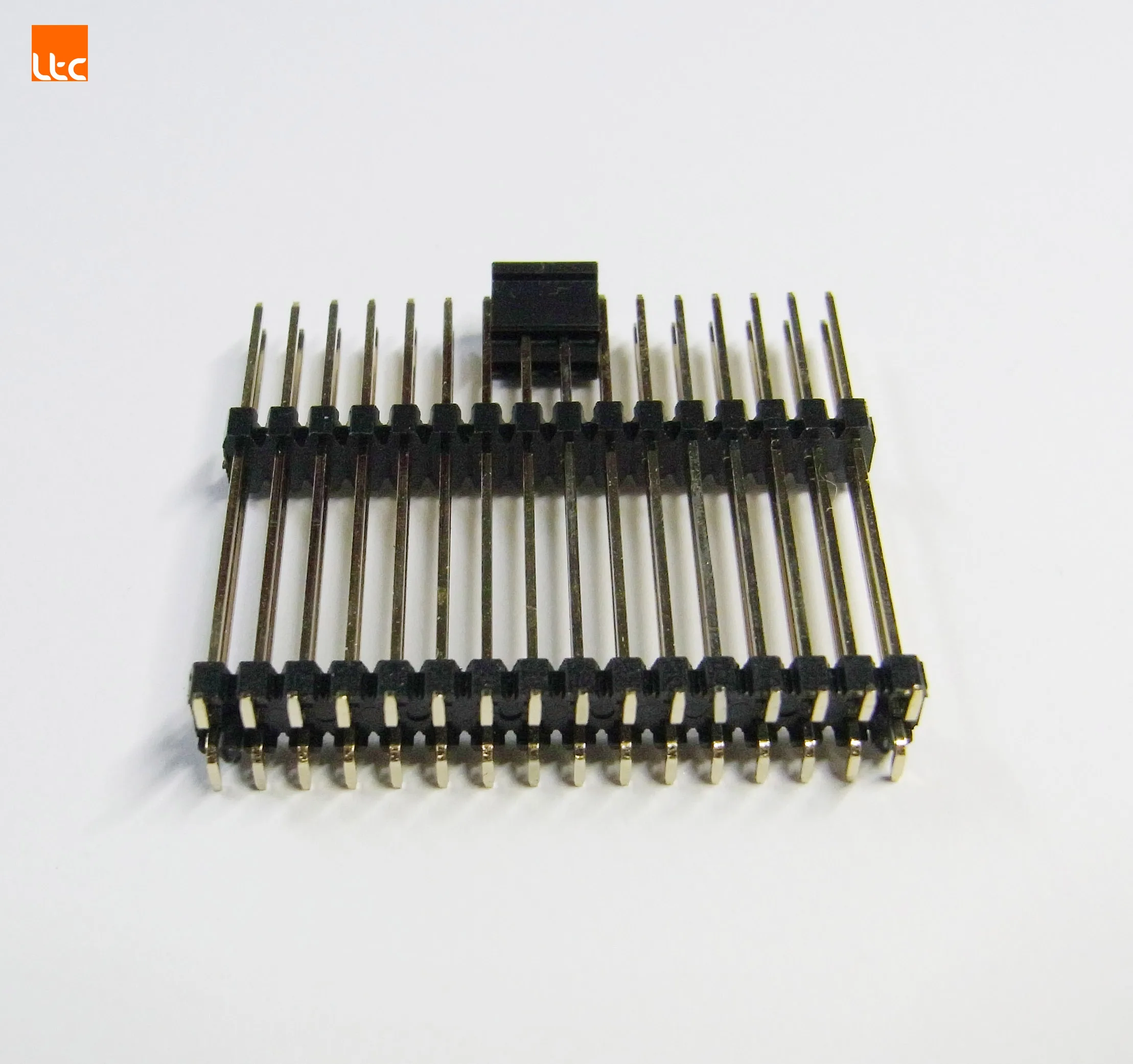 Hot sale high insulator profile 2.0 mm pitch OEM double layer male pin header connector