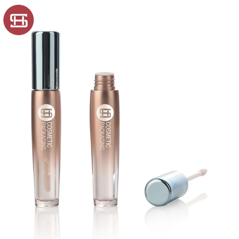 
 Цилиндрическая прозрачная роскошная пустая упаковка для блеска для губ  