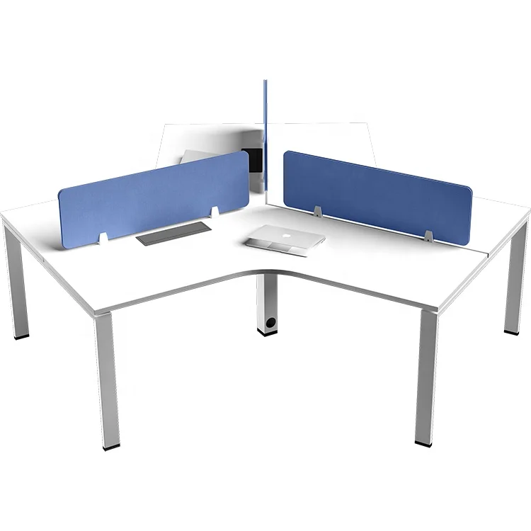 Hot Sale Modular Office Furniture 4 6 Seaters Office Work Station MFC Office Desk Workstation