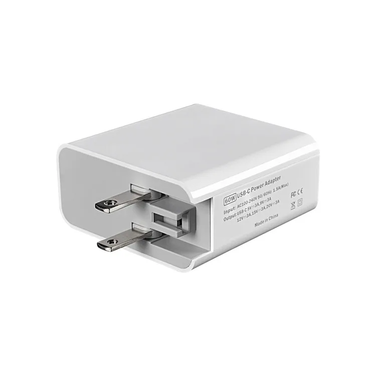 Универсальное портативное электронное зарядное устройство PD с портом type-c мощностью 60 Вт