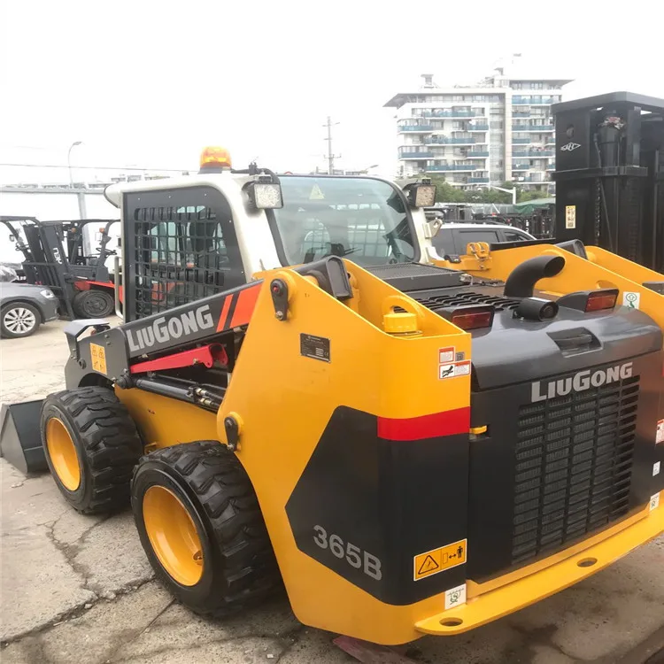 HOT SALE! 365B CHINA Brand LIUGONG Used Mini Wheel Skid Steer Loader with Auger Attachment/Popular LIUGONG 3 ton Mini Skid Steer