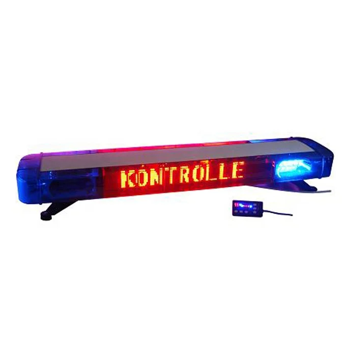 auto police light bar with led text display screen TBD-GA-8600H