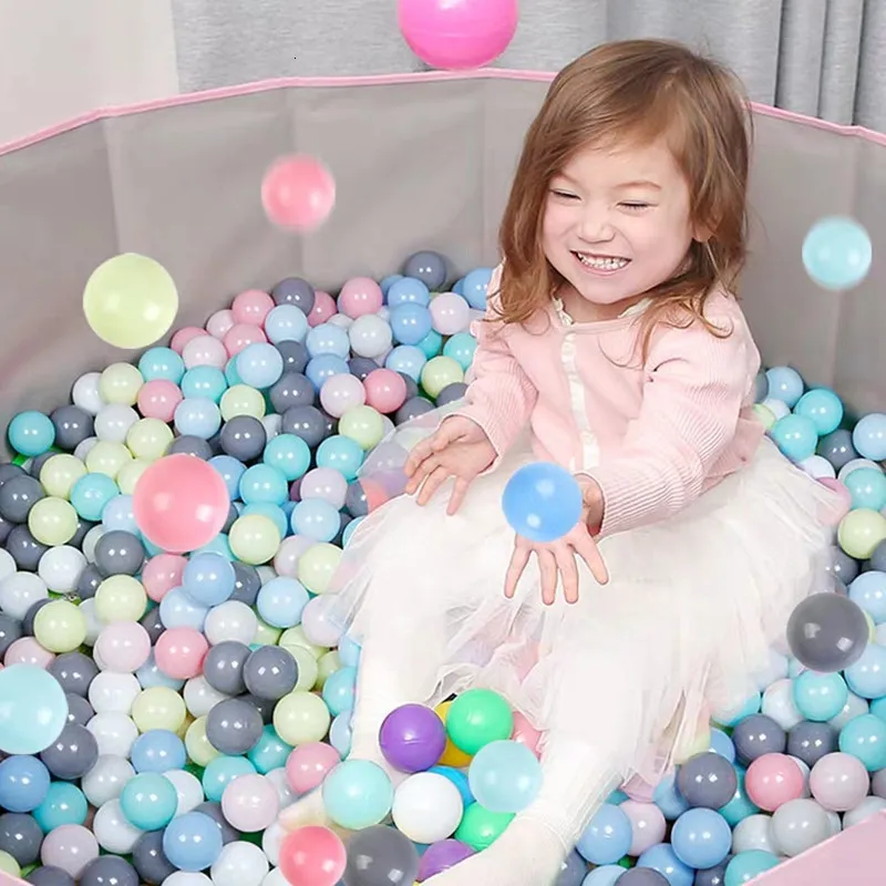 Eco-Friendly Soft Playground Pit Ball Transparent Ocean Ball Colorful Water Bath Wave Ball Toys For Children Kid Baby
