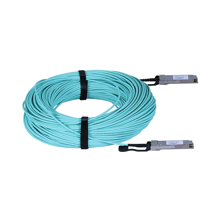 
Manufacturer wholesale 10G/40Gigabit SFP+ 3m QSFP+ Active Fibre Optical Cable price 