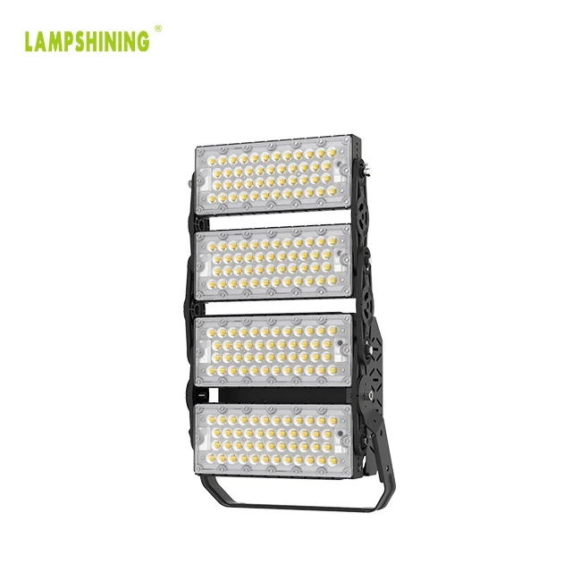 High uniformity 4 module Rotatable Black Aluminum 10kg 4000K 5000K Waterproof Light Tower 480W LED Flood Light for Outdoor Area