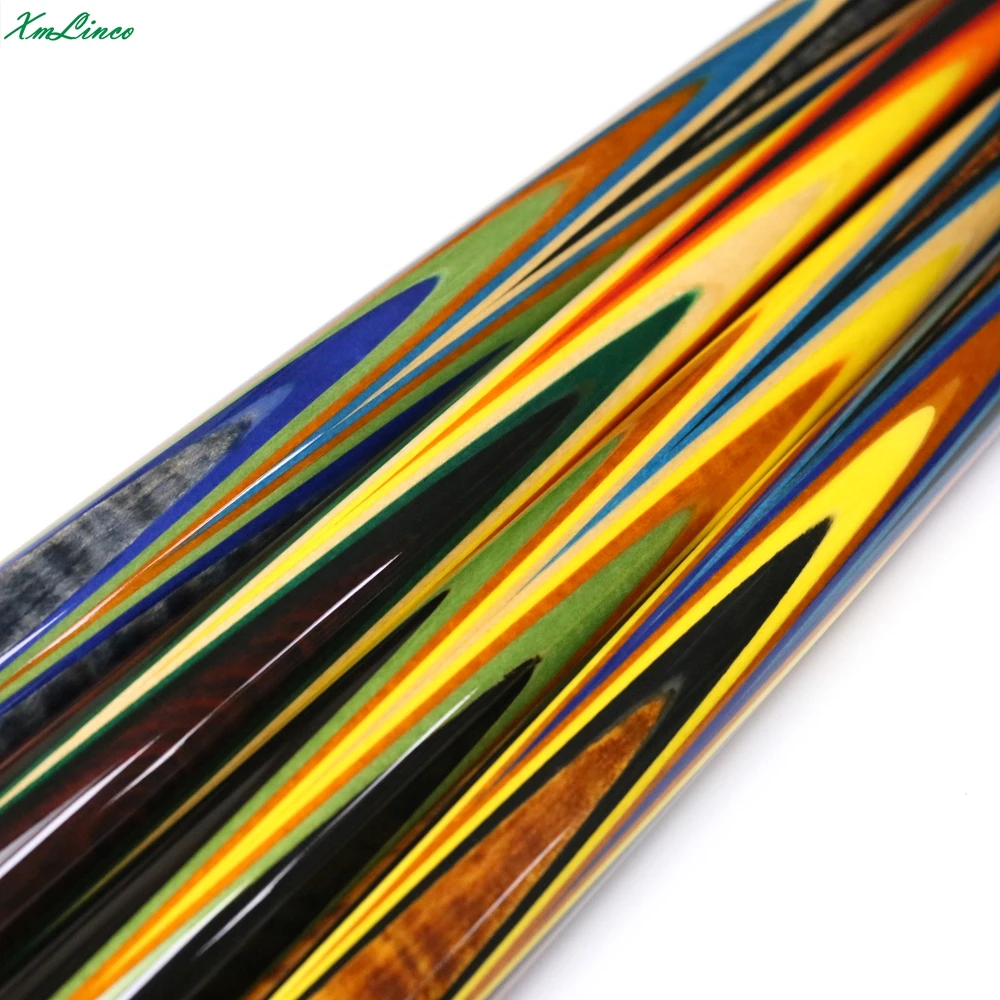 Xmlinco 12 pcs laminated butter fly carom pool cue