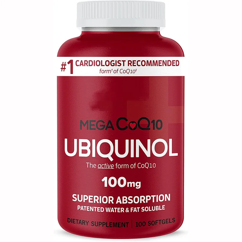 OEM Q10 Coenzyme Softgel Capsule Healthy Animal Extract Dietary Supplements