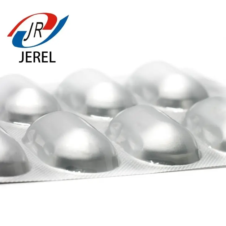 JEREL Soft Aluminum Foil Roll Cold-Formed for Blister Pharmaceutical Packaging Printed Composited Alu Alu Foil