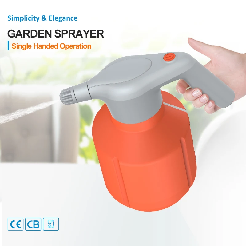 Adjustable Nozzle Automatic Lithium Battery Water Pump Mini Electric Sprayer For Garden