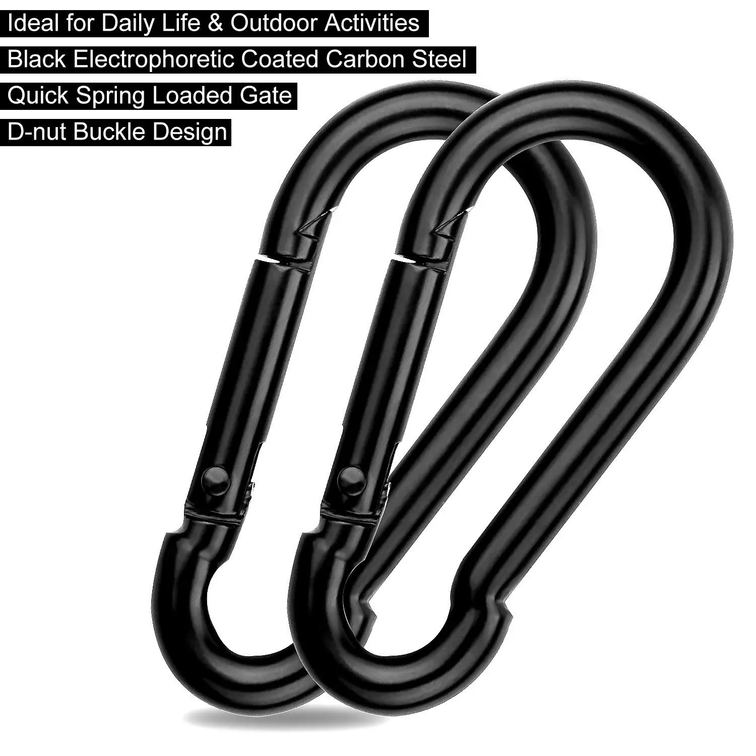 Stainless Steel Snap Hook For bag belt key ring china wholesale small carabiner hook