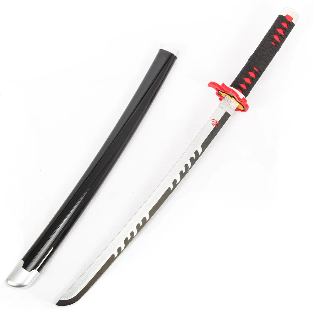 Ming Hu Demon Slayer Anime Sword Kamado Tanjirou  katana toys Wooden Sword