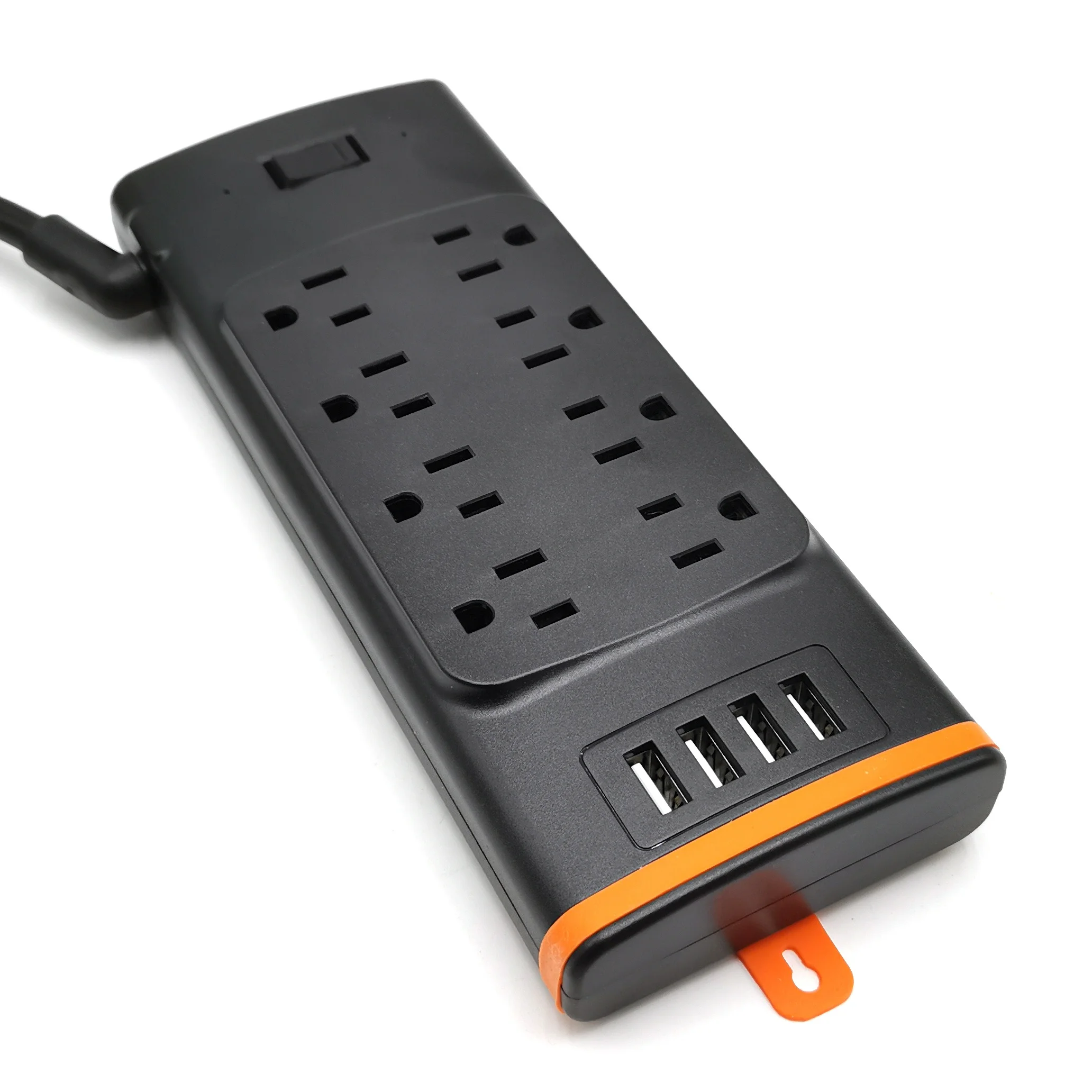 Universal 8 AC Surge Outlets Sockets Extension Electrical Quick Charger USB Power Strip