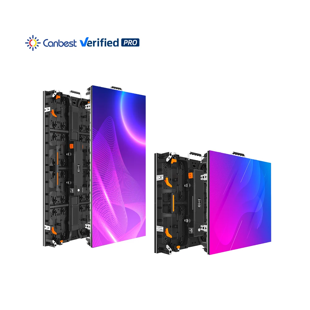 Canbest Smart Curved Rental Events Never Black Led Screen P1.9 P2.6 P3.9 Indoor Outdoor Pantallas Led Display Video Wall Panel