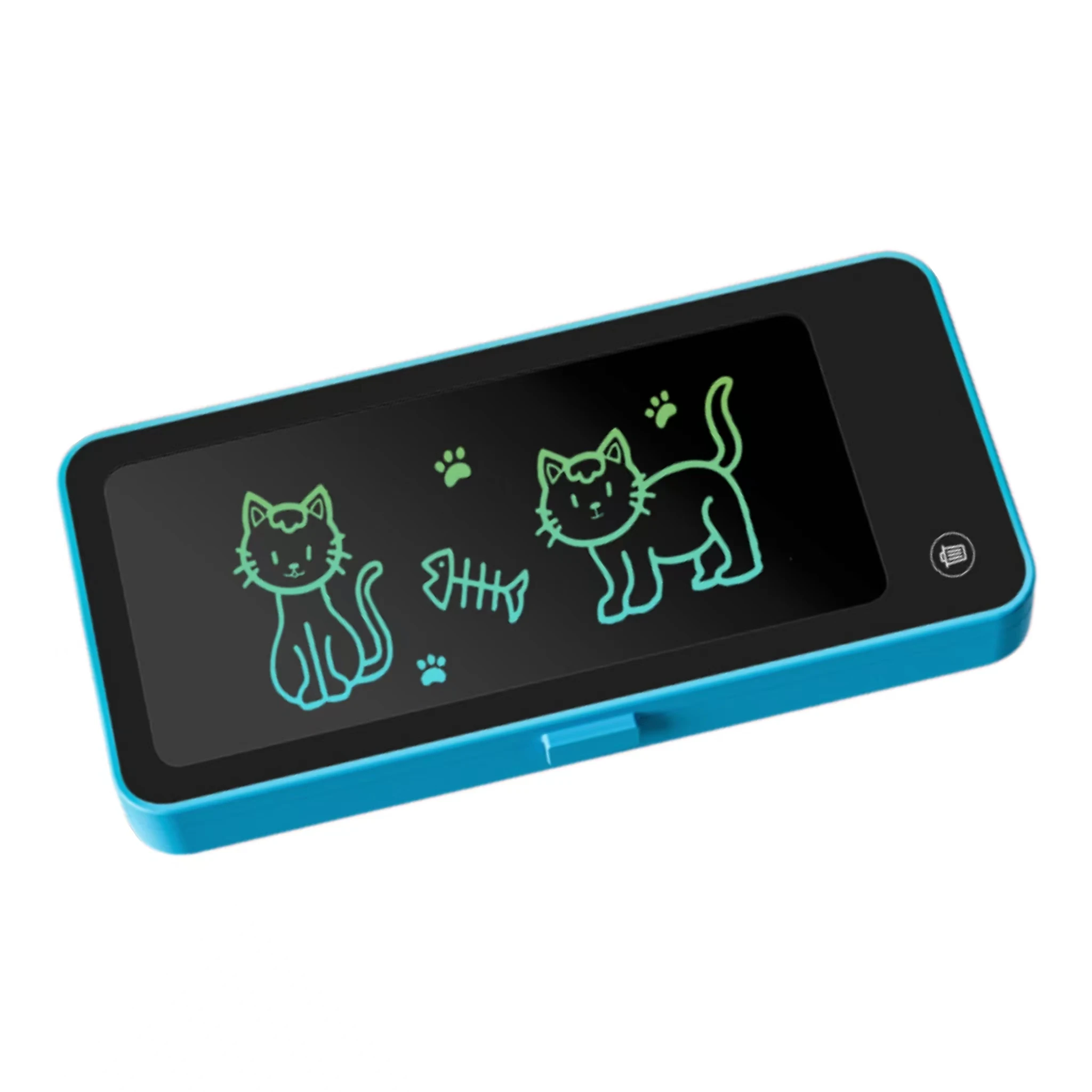 Wholesale Pen Storage Box Print Cute Cartoon Stationery Box Large Capacity Pencil Case 6 Inch Lcd Writing Tablet