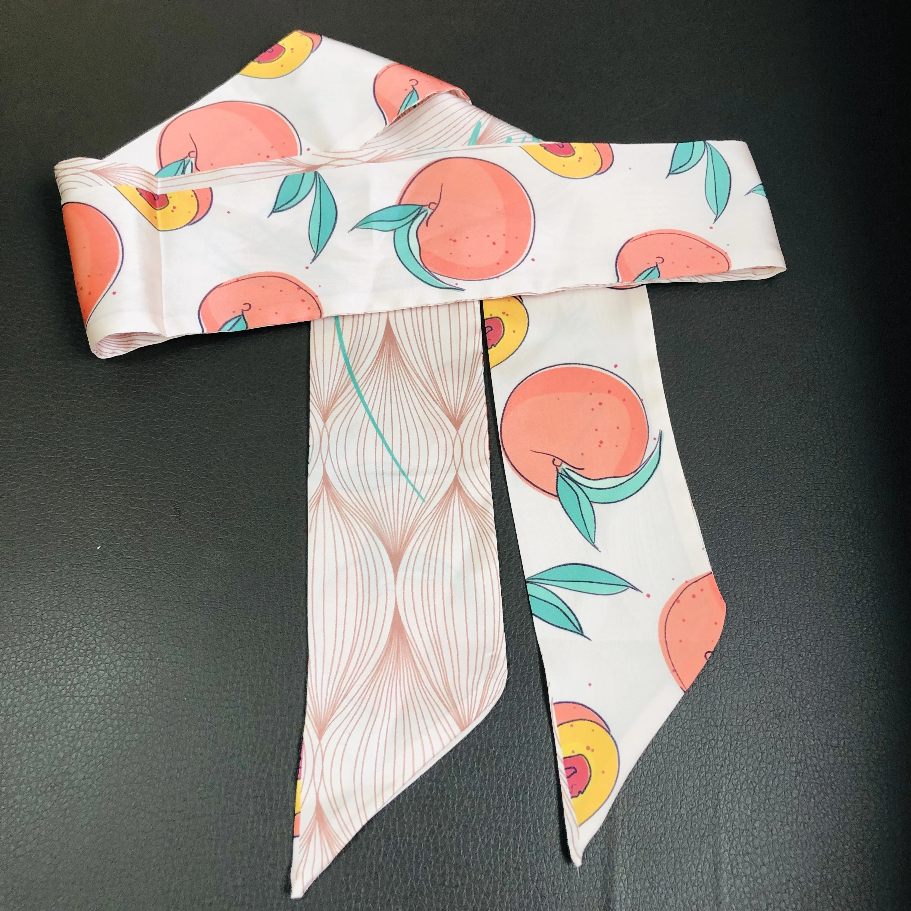 Original Design Fruit Style Fashion Bag Scarves Hair Tie Silk Scarf