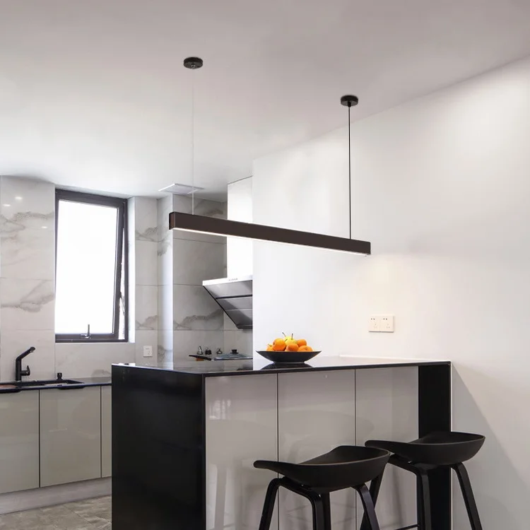 High Quality Aluminum Profile Tube 20w 600mm Anti Glare Suspended Lamp Linkable Linear Led Pendant Light